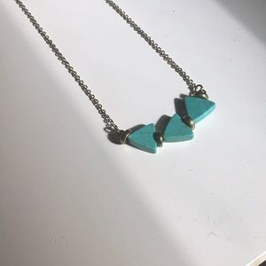 Brushed Gold Silver Necklace